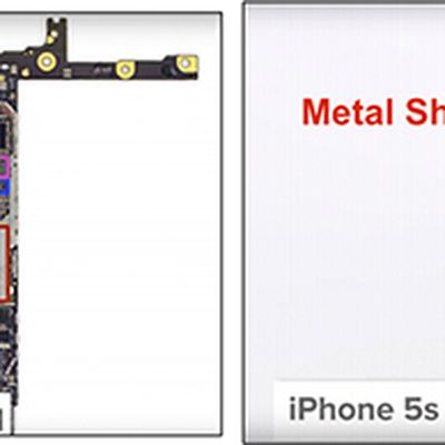 iPhone 5s metal shield