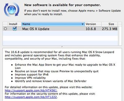 upgrade mac operating system to 10.6
