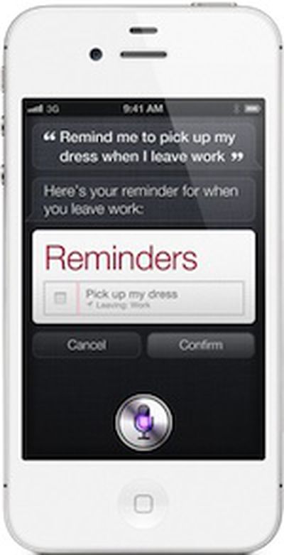 iphone 4s siri reminder