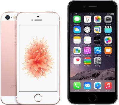 iphone 6 iphone se