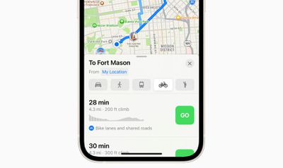 Apple Maps Now Offers Cycling Directions Across All 50 U.S. States