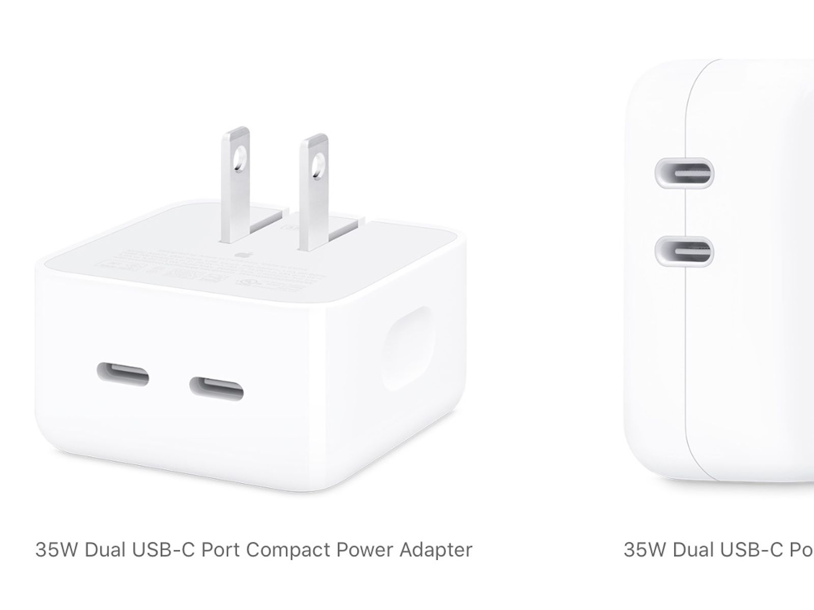 Apple hints at its first dual-port USB-C power adapter