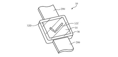 apple watch patent under display camera 1