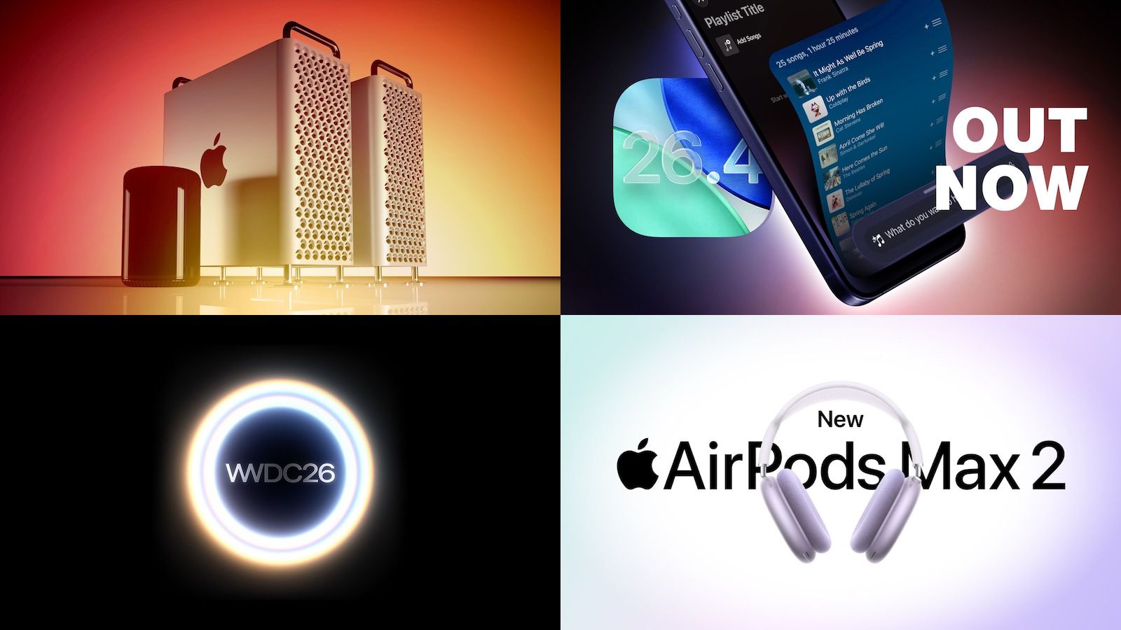 Top Stories: Mac Pro Discontinued, iOS 26.4 Out Now, WWDC 2026 Announced, and More