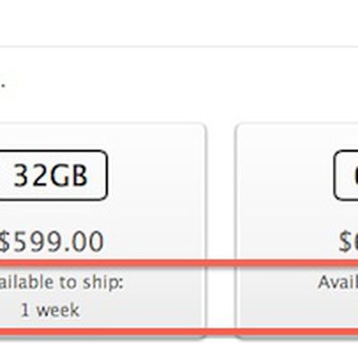 ipad 4 shipping 1 week