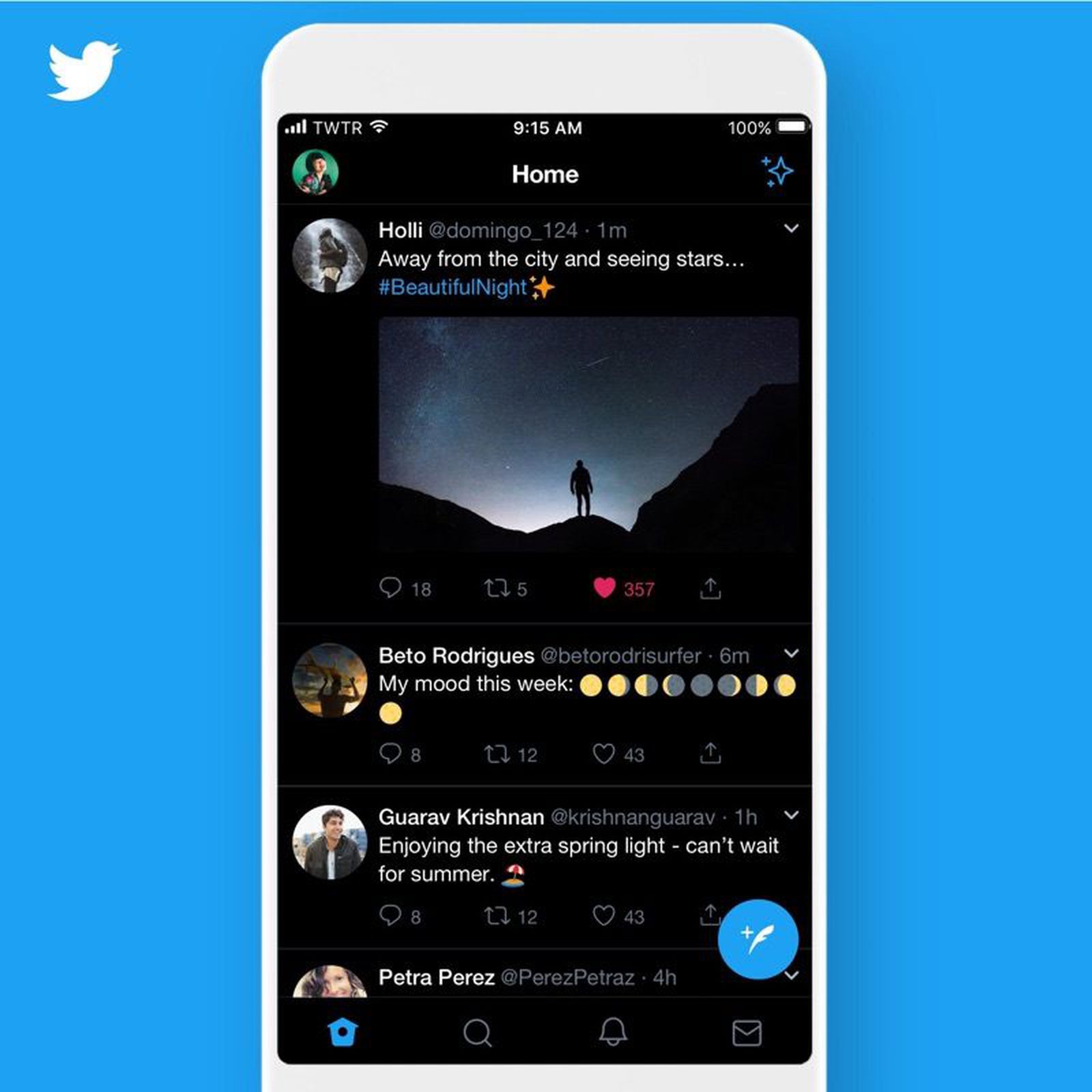 Twitter for iOS Gains Darker Dark Mode With New 'Lights Out' Option