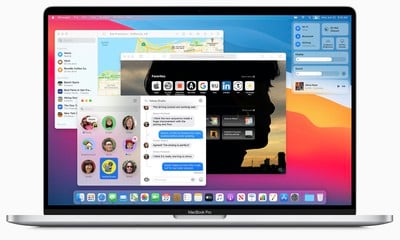 Apple macOS 11 Big Sur Yeni Arayüz Tasarımı
