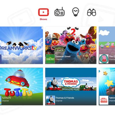 YouTube Kids iPad