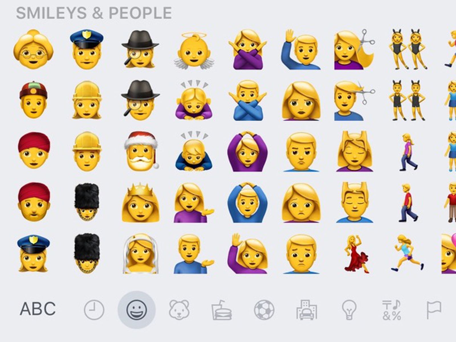iphone emoji people