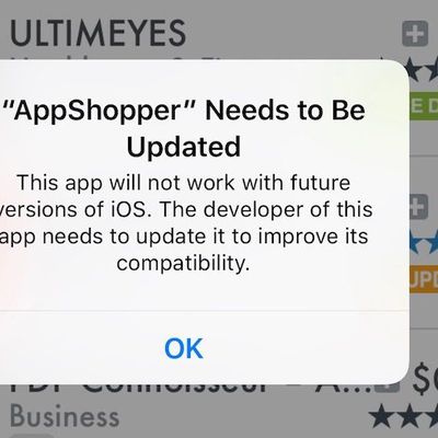 appshopper needs updated