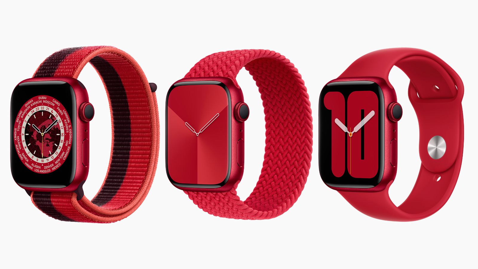 Red apple watch sale series 3 band