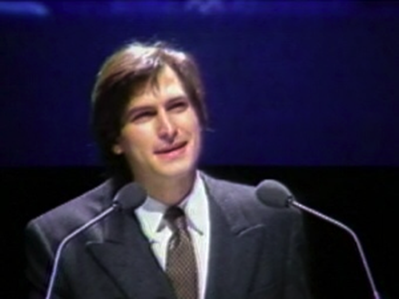 Steve Jobs' First Public Demonstration of the Macintosh, Hidden