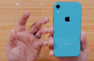 iphone xr clear case off