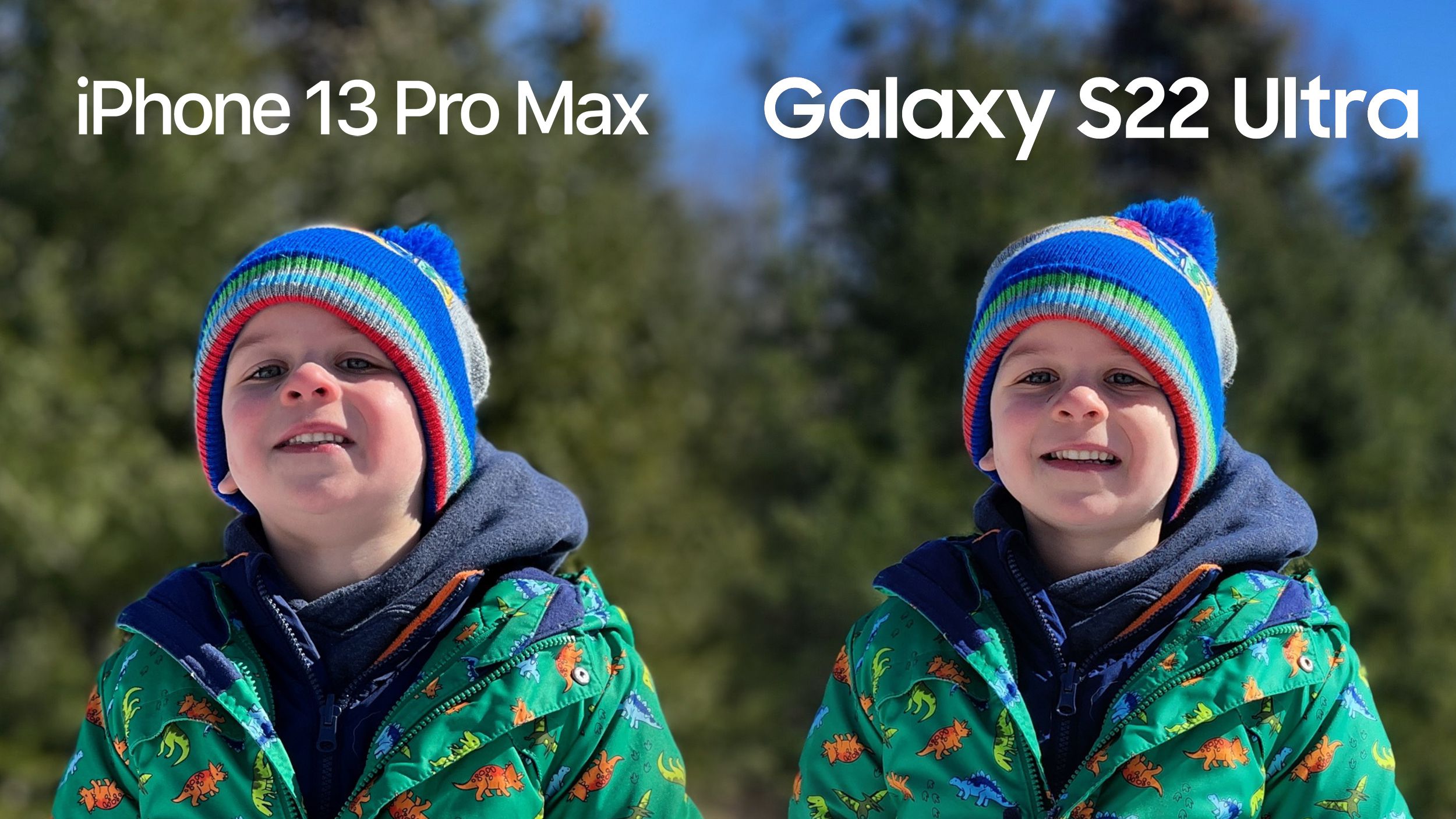 Srovnání fotoaparátu: Samsung Galaxy S22 Ultra vs Apple iPhone 13 Pro Max