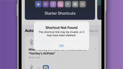 shortcut not found