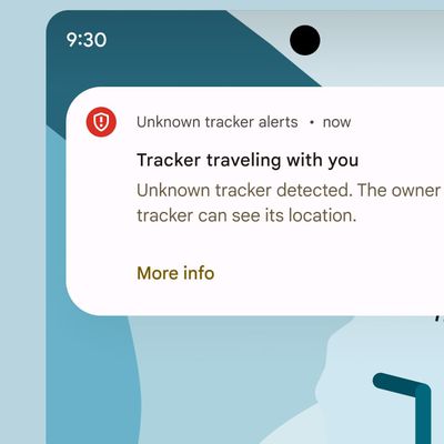 android unknown tracker alert