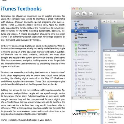 itunes textbooks