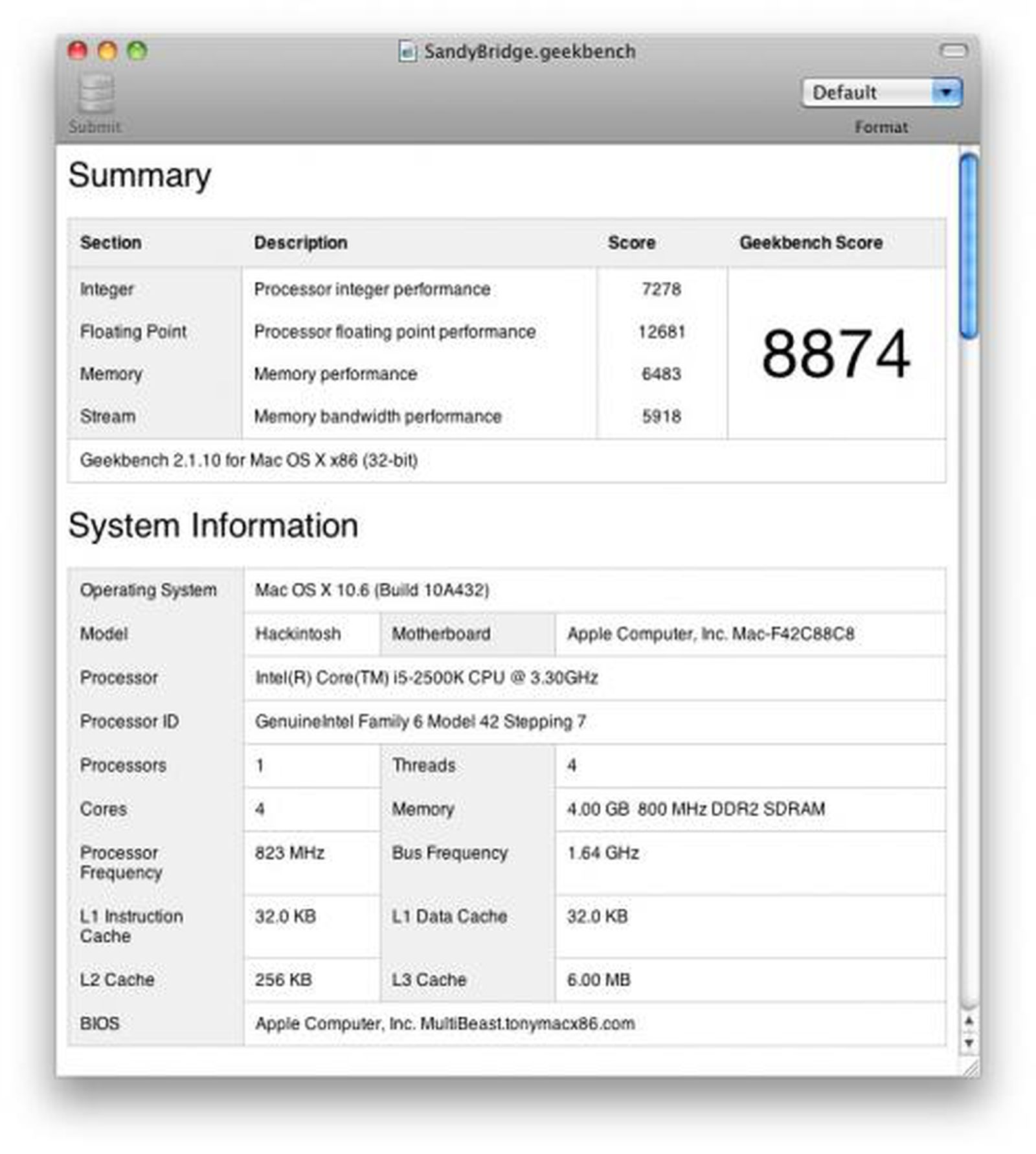 Macos intel. Степпинг процессора