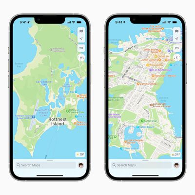 apple maps australia