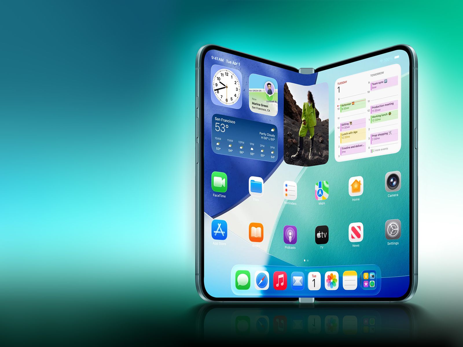 apple foldable iphone design 2026