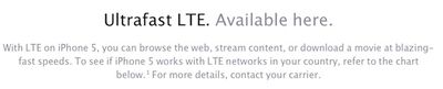 iphone 5 lte compatibility