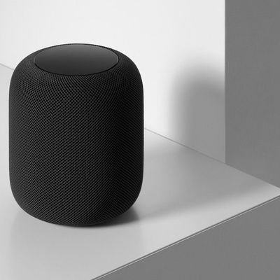 homepod on shelf
