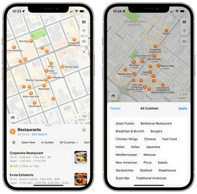 ios 15 maps search What's new in the iOS 15 Maps App?