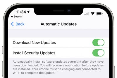 install security updates ios 14 5