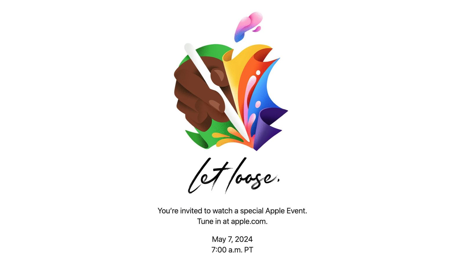 Apple объявляет о мероприятии Let Loose 7 мая