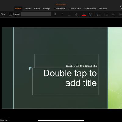 office ipad powerpoint