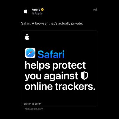 Apple Ad on X