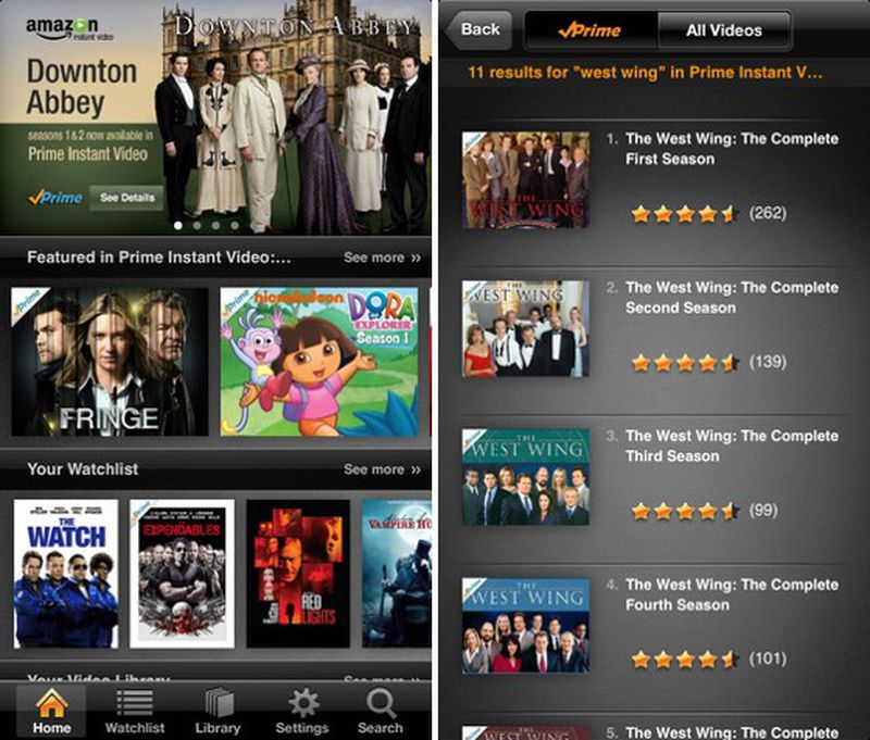 Amazon Releases Prime 'Instant Video' App for iPhone MacRumors