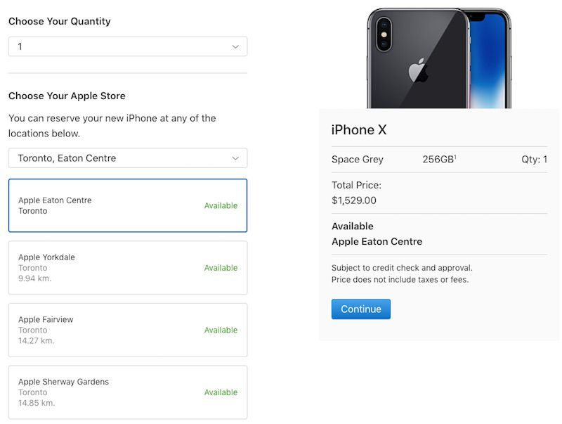 iPhone X Availability Improving at Apple Stores Around the World
