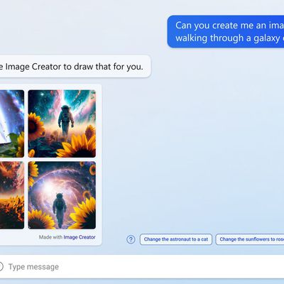 bing image creator experience