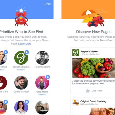 Facebook news feed screenshots 2