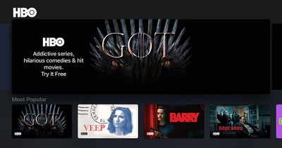 hbo tv app tvos