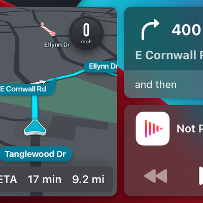 Waze Carplay Interface