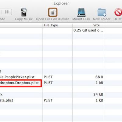 ios dropbox plist
