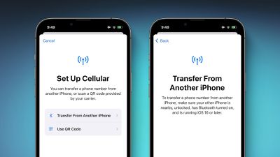 eSIM Transfer Bluetooth iOS 16 Feature