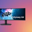 samsung odyssey monitor purple