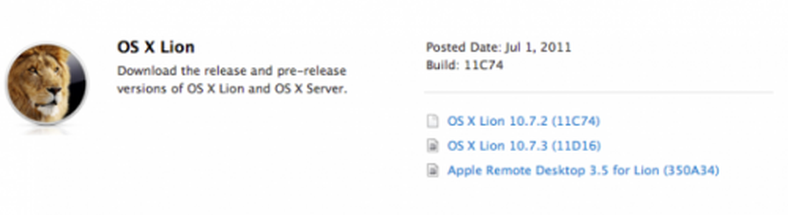 Apple Seeds Lion 10.7.3 Beta to Developers - MacRumors