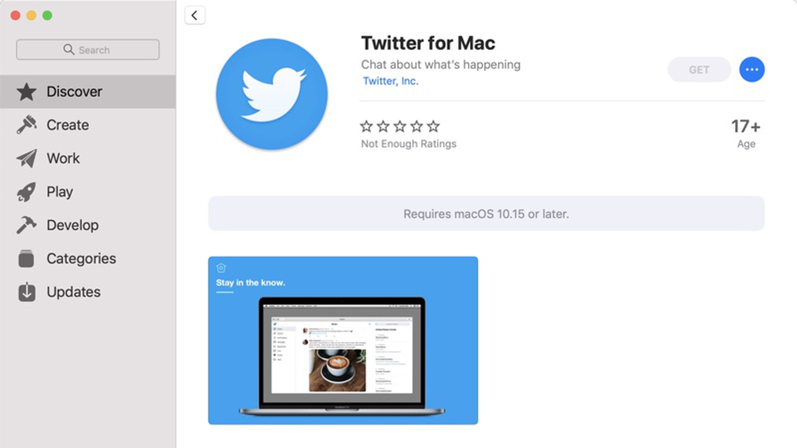 Apple Mac Twitter App