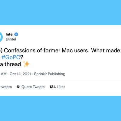 Intel GoPC Tweet Feature