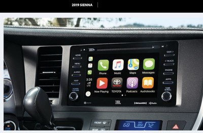 Toyota Confirms Carplay In 2019 Sienna Macrumors