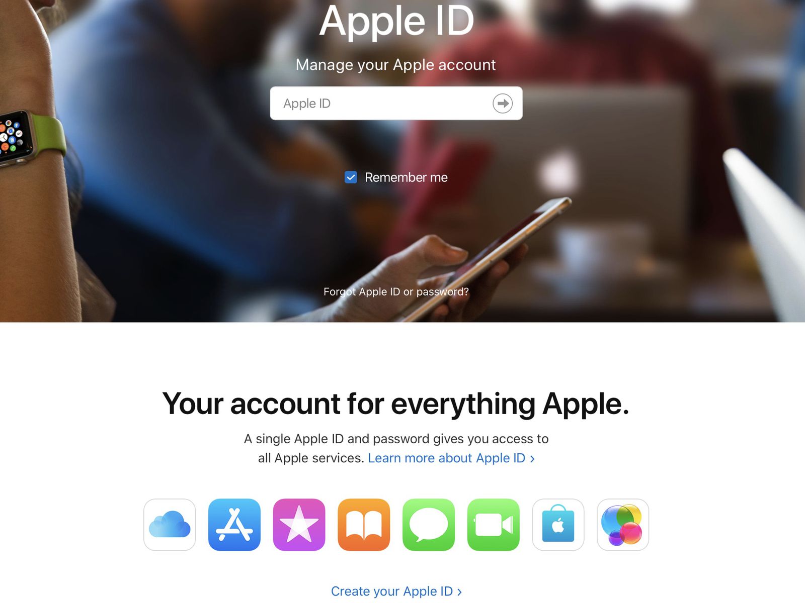 Creat apple id