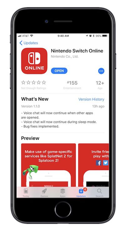 You Can Now Use the Nintendo Switch Voice Chat App While in Other or When iPhone is - MacRumors