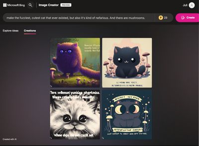 bing ai content creator
