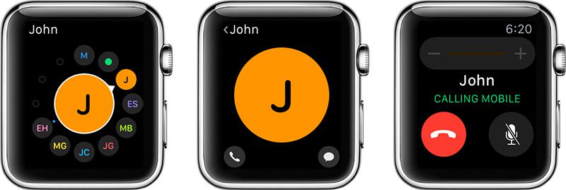 apple watch cellular calls