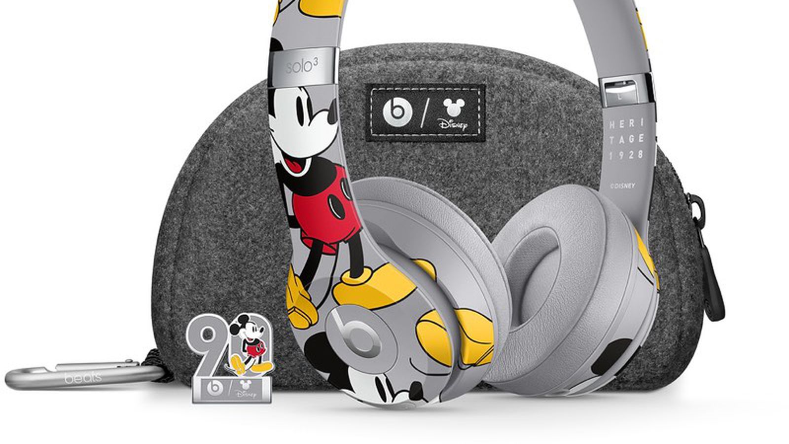 Apple Debuts Limited Edition Mickey Mouse Beats Solo 3 Headphones Created in Collaboration With Disney -