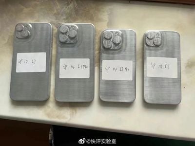 First iPhone 14 Molds Show Relative Case and Camera Bump Sizes